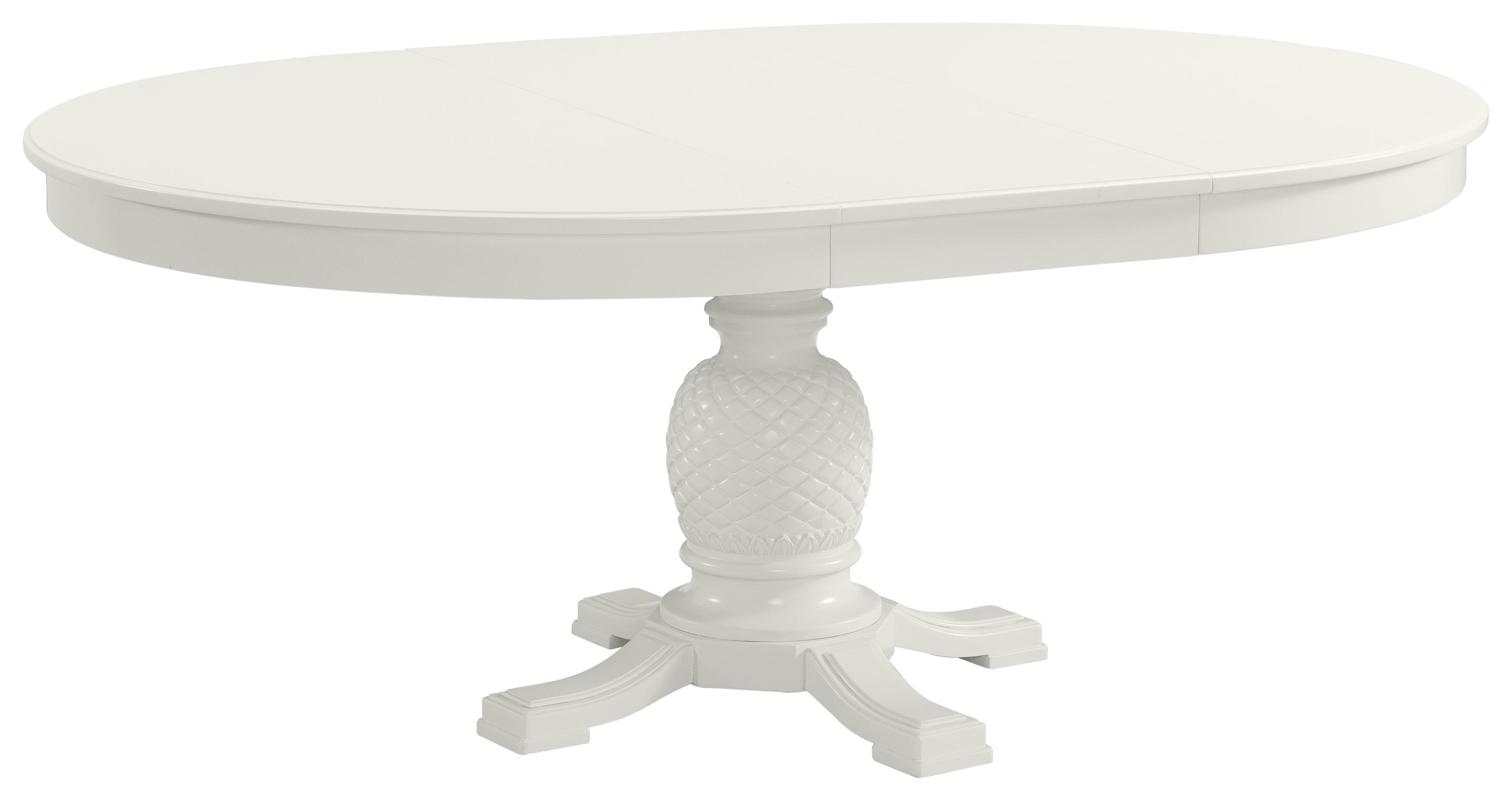 Sag harbor expandable shop round dining pedestal table
